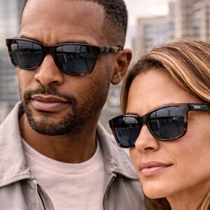 New Authentic ZEISS ZS235275 Tortoise Sunglasses 55-18 UV Protection with Case